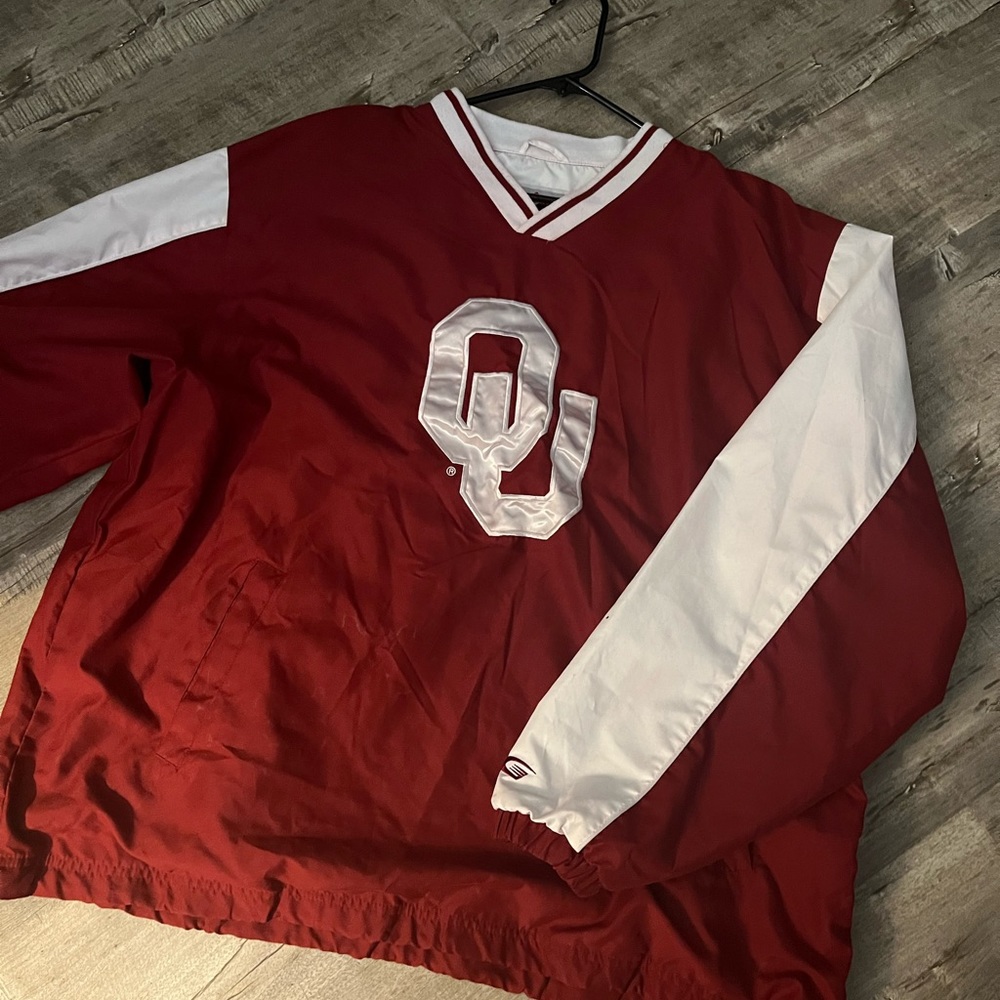 Varsity pull over jacket